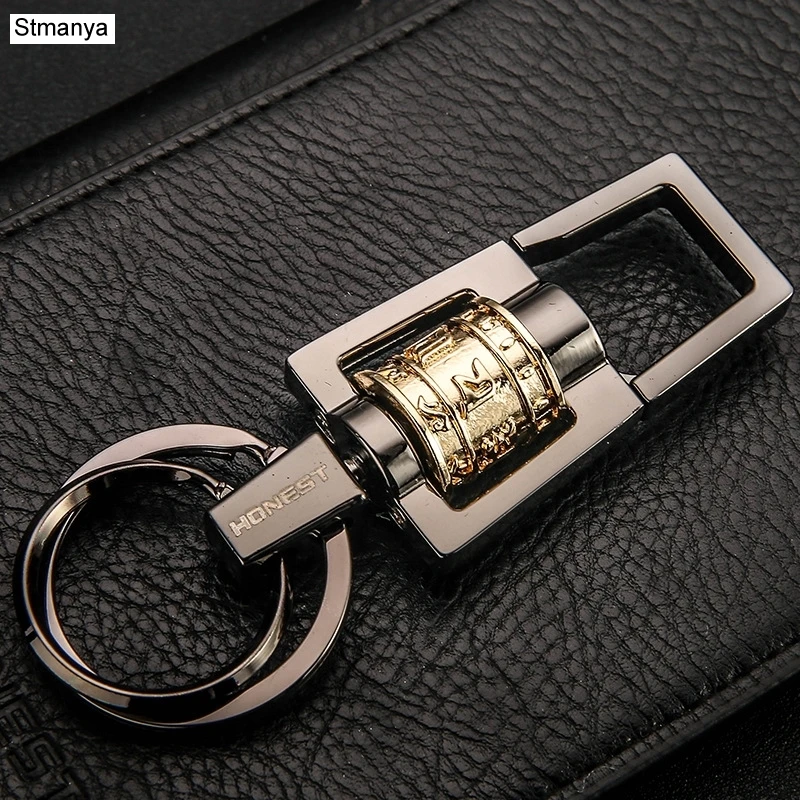 High Grade Metal Keychains Men Key Chain Car Ring Holder Jewelry Bag Pendant Gift Chinese Style Hollow Keychain K1842 | Украшения и