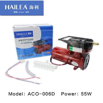 80L/min Hailea ACO-006D DC 12V Permanent Electric Magnetic Air Compressor Aquarium Fish Tank Oxygen Air Pump Hydroponics Pond
80L/min Hailea ACO-006D DC 12V Permanent Electric Magnetic Air Compressor Aquarium Fish Tank Oxygen Air Pump Hydroponics Pond