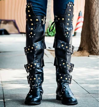 High boots for outdoor activities such as fishing etc to protect your feet in grass area or jungle place
High boots for outdoor activities such as fishing etc to protect your feet in grass area or jungle place