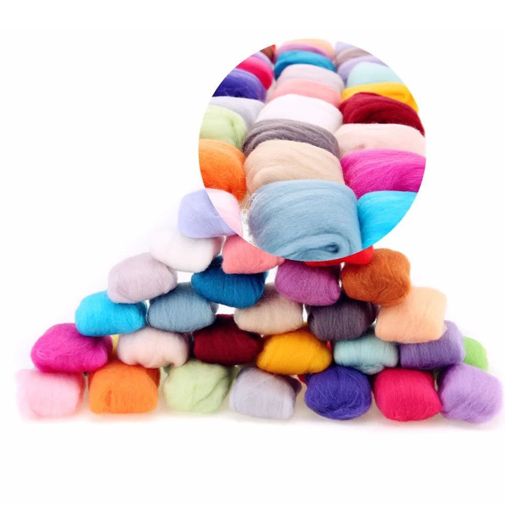 1 Set 3g 36 Colors Merino Wool Fibre Roving For Dry Needle Felting DIY Hand Spinning Fiber Needlework Sewing Crafts Kit Mayitr
1 Set 3g 36 Colors Merino Wool Fibre Roving For Dry Needle Felting DIY Hand Spinning Fiber Needlework Sewing Crafts Kit Mayitr