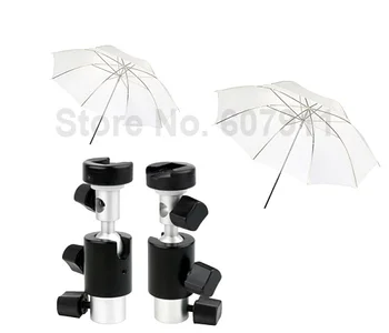 4in1 Flash Light Mount Bracket (D) Hot Shoe With Umbrella Holder +43 StudioTranslucent Flash soft Umbrella For DSLR Camera
4in1 Flash Light Mount Bracket (D) Hot Shoe With Umbrella Holder +43 StudioTranslucent Flash soft Umbrella For DSLR Camera
