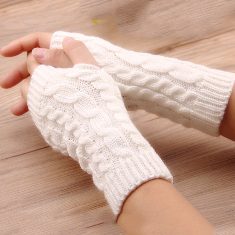 Women Gloves Stylish Hand Warmer Winter Gloves Women Arm Crochet Knitting Faux Wool Mitten Warm Fingerless Gloves Gants Femme
Women Gloves Stylish Hand Warmer Winter Gloves Women Arm Crochet Knitting Faux Wool Mitten Warm Fingerless Gloves Gants Femme