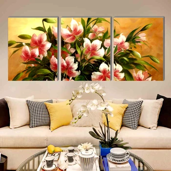 Esthetic attractive canvas painting flower home deco art prints 3 psc realist wall pictures for kitchen corridor washroom study
Esthetic attractive canvas painting flower home deco art prints 3 psc realist wall pictures for kitchen corridor washroom study