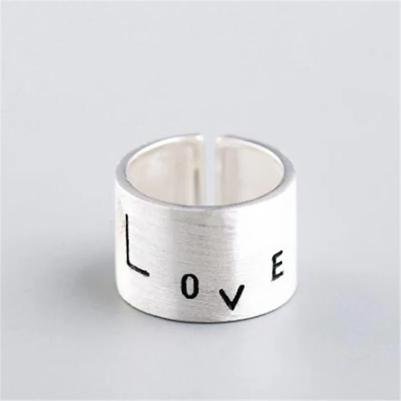 Adjustable 925 Sterling Silver LOVE Letter Open Rings For Women Girls Wedding Jewelry Sterling-silver-jewelry jz396
Adjustable 925 Sterling Silver LOVE Letter Open Rings For Women Girls Wedding Jewelry Sterling-silver-jewelry jz396
