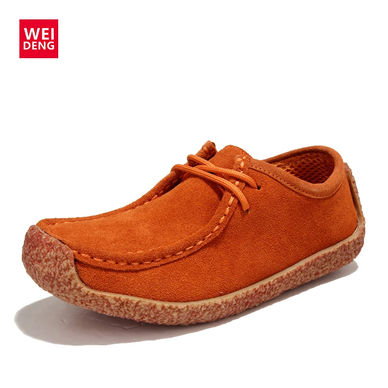 WeiDeng Genuine Leather Cow Suede Flats Leisure Soft Breathable Non Slip Women Lace Up Rubber Casual Gifts For Women Shoes
WeiDeng Genuine Leather Cow Suede Flats Leisure Soft Breathable Non Slip Women Lace Up Rubber Casual Gifts For Women Shoes