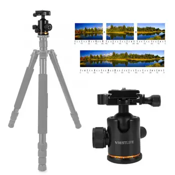VBESTLIFE 360 degree panoramic Mini Metal Ball Head Spherical Tripod with Quick Release Plate Mount Holder
VBESTLIFE 360 degree panoramic Mini Metal Ball Head Spherical Tripod with Quick Release Plate Mount Holder