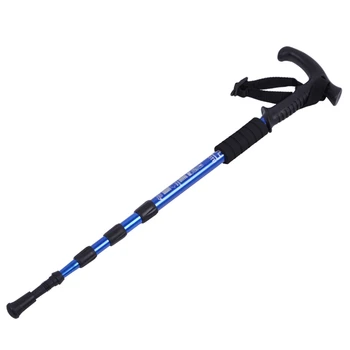 Unisex Walking Stick 4 Joints T-handle Adjustable Anti Slip Aluminum Alloy Cane Outdoor Climbing Accessories
Unisex Walking Stick 4 Joints T-handle Adjustable Anti Slip Aluminum Alloy Cane Outdoor Climbing Accessories