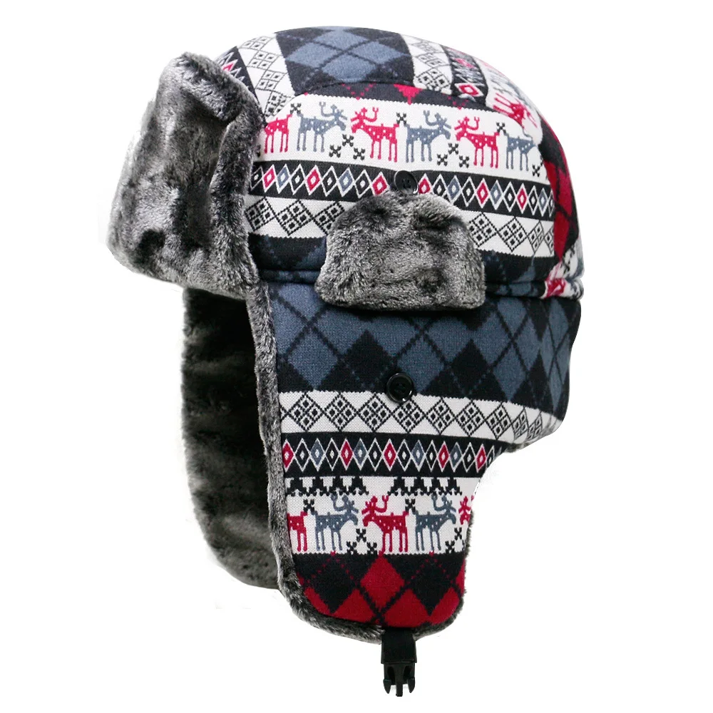 New Men's Ear Face Protection Bomber Thicker Windproof Hats Woman Male Warm Winter Resist Snow Russian Caps
New Men's Ear Face Protection Bomber Thicker Windproof Hats Woman Male Warm Winter Resist Snow Russian Caps