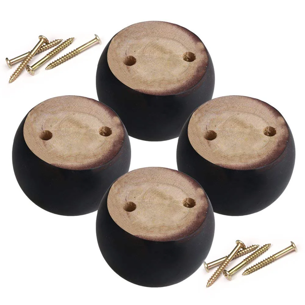 Oak Wood 8x8x5cm Black Eucalyptus-Wood Round Furniture Legs Feet 100kg Bearing Weight for Sofa Cabinets Tables Bed Set of 4
Oak Wood 8x8x5cm Black Eucalyptus-Wood Round Furniture Legs Feet 100kg Bearing Weight for Sofa Cabinets Tables Bed Set of 4