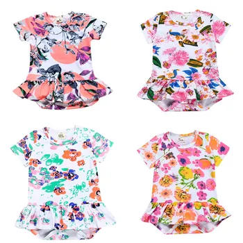 Floral Print Baby Bodysuit Summer Newborn Baby Clothes Cotton Short Sleeve Infant Girls Clothes 0-36 Months Toddler Clothing
Floral Print Baby Bodysuit Summer Newborn Baby Clothes Cotton Short Sleeve Infant Girls Clothes 0-36 Months Toddler Clothing