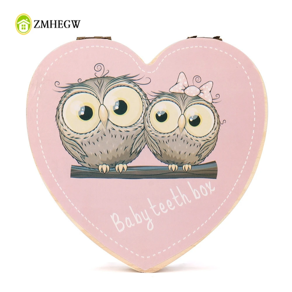 Kids Heart-shaped Tooth Box Organizer Baby Save Milk Teeth Lovely Animal Ptinted Wood Storage Box for kids Boy&Girl Tooth Case
Kids Heart-shaped Tooth Box Organizer Baby Save Milk Teeth Lovely Animal Ptinted Wood Storage Box for kids Boy&Girl Tooth Case