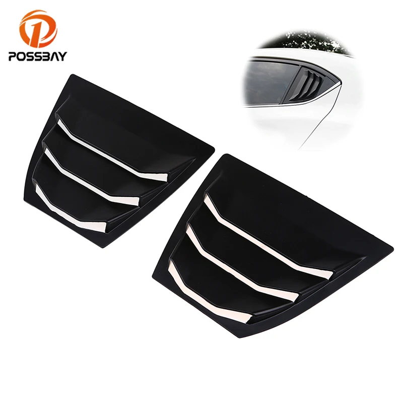 POSSBAY Black Car Rear Window Sticker Car Styling Auto Side Window Louver Scoop Cover Vent for Mazda 3/Axela Sedan 2014-present
POSSBAY Black Car Rear Window Sticker Car Styling Auto Side Window Louver Scoop Cover Vent for Mazda 3/Axela Sedan 2014-present