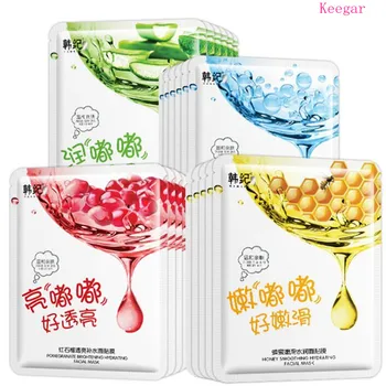 HANKEY 10Pcs Honey Aloe Pomegranate Hyaluronic Acid Facial Mask for Face Mask Skin Care Moisturizing Brightening Nourishing
HANKEY 10Pcs Honey Aloe Pomegranate Hyaluronic Acid Facial Mask for Face Mask Skin Care Moisturizing Brightening Nourishing