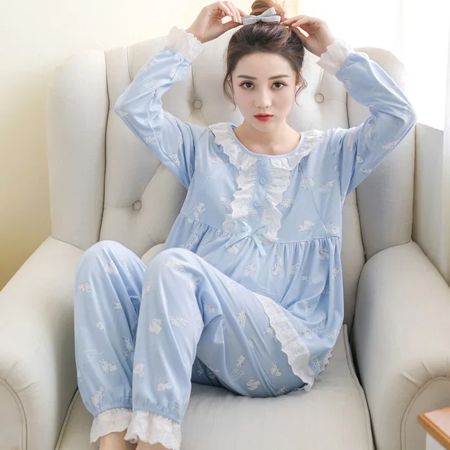 Nightgown Breastfeeding Lace Cotton Women For Pregnant Women Maternity Wear Clothing For Feeding Pajama Nursing Long Clothes
Nightgown Breastfeeding Lace Cotton Women For Pregnant Women Maternity Wear Clothing For Feeding Pajama Nursing Long Clothes