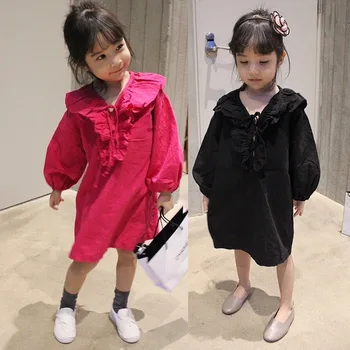Spring New Casual Style Fashion Puff sleeve Girls Falbala Dress Girl Clothing For Children Cute Baby Girl Princess Dresses 3-13y
Spring New Casual Style Fashion Puff sleeve Girls Falbala Dress Girl Clothing For Children Cute Baby Girl Princess Dresses 3-13y