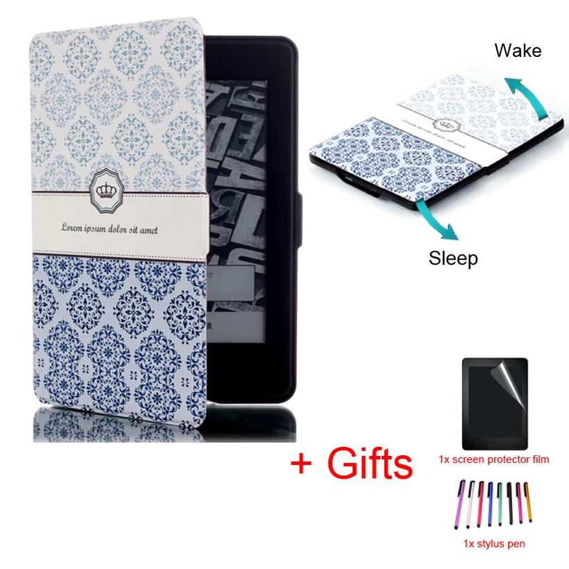 Smart Magnetic Folding Case for Amazon Kindle Paperwhite 1 2 3 6inch Tablet Auto Sleep/Wake Ultra Slim Cover +Film+Stylus Pen
Smart Magnetic Folding Case for Amazon Kindle Paperwhite 1 2 3 6inch Tablet Auto Sleep/Wake Ultra Slim Cover +Film+Stylus Pen