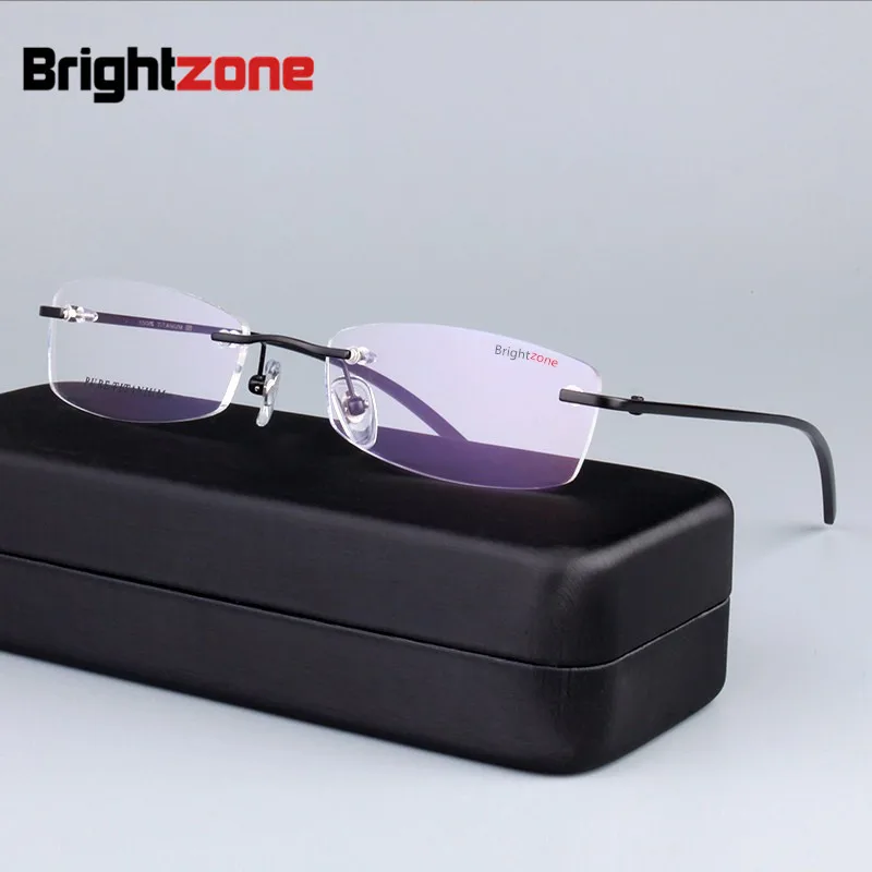 Hot sell 100% Pure titanium Men's eyeglasses frame optical prescription women RXable Rimless glasses light weight 1028 demo lens
Hot sell 100% Pure titanium Men's eyeglasses frame optical prescription women RXable Rimless glasses light weight 1028 demo lens