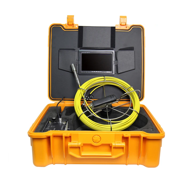 7 'Color LCD Pipe Inspection Camera With 512hz Transmitter Keyboard Meter-Counter 20m Cable,Pipe Camera with Locator
7 'Color LCD Pipe Inspection Camera With 512hz Transmitter Keyboard Meter-Counter 20m Cable,Pipe Camera with Locator