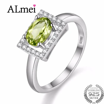Uloveido Diamond Jewelry 1ct Peridot Ring 925 Sterling Silver Wedding Rings for Women Gift with Natural Green Stone 40%off FJ056
Uloveido Diamond Jewelry 1ct Peridot Ring 925 Sterling Silver Wedding Rings for Women Gift with Natural Green Stone 40%off FJ056