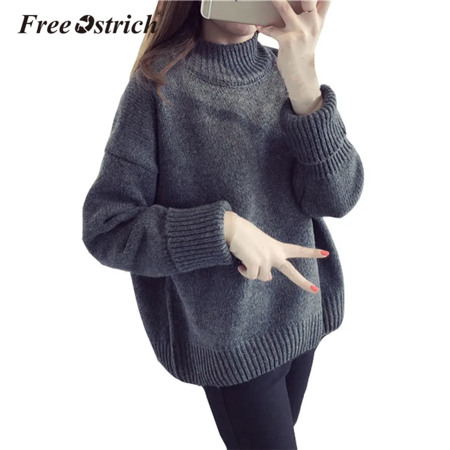 Free Ostrich Women Autumn Winter Sweater Turtleneck Pullover Long Sleeve Oversize Sweater Knitted Warm Pull Femme Poncho Oct2032
Free Ostrich Women Autumn Winter Sweater Turtleneck Pullover Long Sleeve Oversize Sweater Knitted Warm Pull Femme Poncho Oct2032