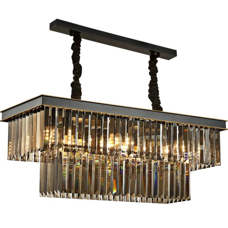 Dining Table Dining Lamp Chandelier Chandelier Crystal Rectangular Creative Personality Dining Room Lamp Bar Modern Chandelier
Dining Table Dining Lamp Chandelier Chandelier Crystal Rectangular Creative Personality Dining Room Lamp Bar Modern Chandelier