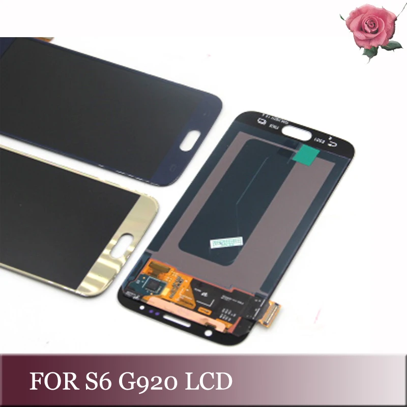 Для Samsung galaxy S6 G920 ЖК-дисплей сенсорный экран дигитайзер G920i G920P G920f G920V G920A G920W