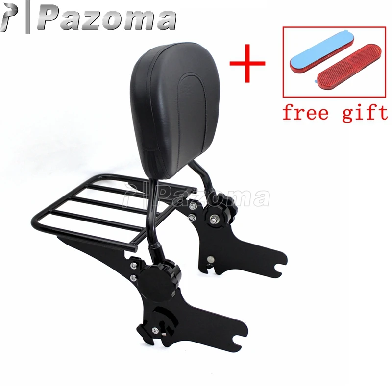 Adjustable Motorcycle Detachable Rear Passenger Backrest Sissy Bar Luggage Rack for Harley Touring Road King FLHX FLTR FLHR FLHT
Adjustable Motorcycle Detachable Rear Passenger Backrest Sissy Bar Luggage Rack for Harley Touring Road King FLHX FLTR FLHR FLHT