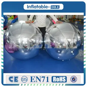 Free shipping high quality 0.3mm PVC 1.5m diameter inflatable silver floating mirror ball for stage exhibition party
Free shipping high quality 0.3mm PVC 1.5m diameter inflatable silver floating mirror ball for stage exhibition party