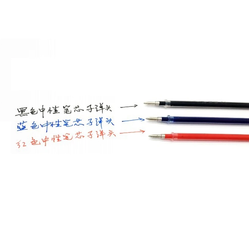 10PCS 0.5mm Gel Pen Refill Neutral Ink Refill Black Blue Bullet Refill School Office Chancery Supplies
10PCS 0.5mm Gel Pen Refill Neutral Ink Refill Black Blue Bullet Refill School Office Chancery Supplies