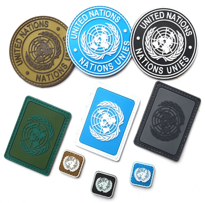 Rubber United Nations Flag Patch 3D PVC Tactical Nations Unies Badge Hook Military Brassard Combat Armband Army Emblem
Rubber United Nations Flag Patch 3D PVC Tactical Nations Unies Badge Hook Military Brassard Combat Armband Army Emblem