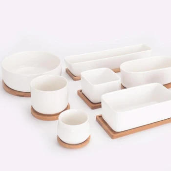 Succulents micro garden Wedding mini Flowerpots square juicy plants vase wood flower pots trays container small bonsai pot
Succulents micro garden Wedding mini Flowerpots square juicy plants vase wood flower pots trays container small bonsai pot