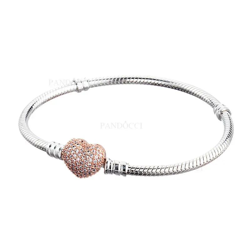 Sparkling Heart Bracelets With Famous Brand Logo & Clover Valentine's Day 925 Sterling Silver Sparkling Heart Clear CZ Bracelet
Sparkling Heart Bracelets With Famous Brand Logo & Clover Valentine's Day 925 Sterling Silver Sparkling Heart Clear CZ Bracelet