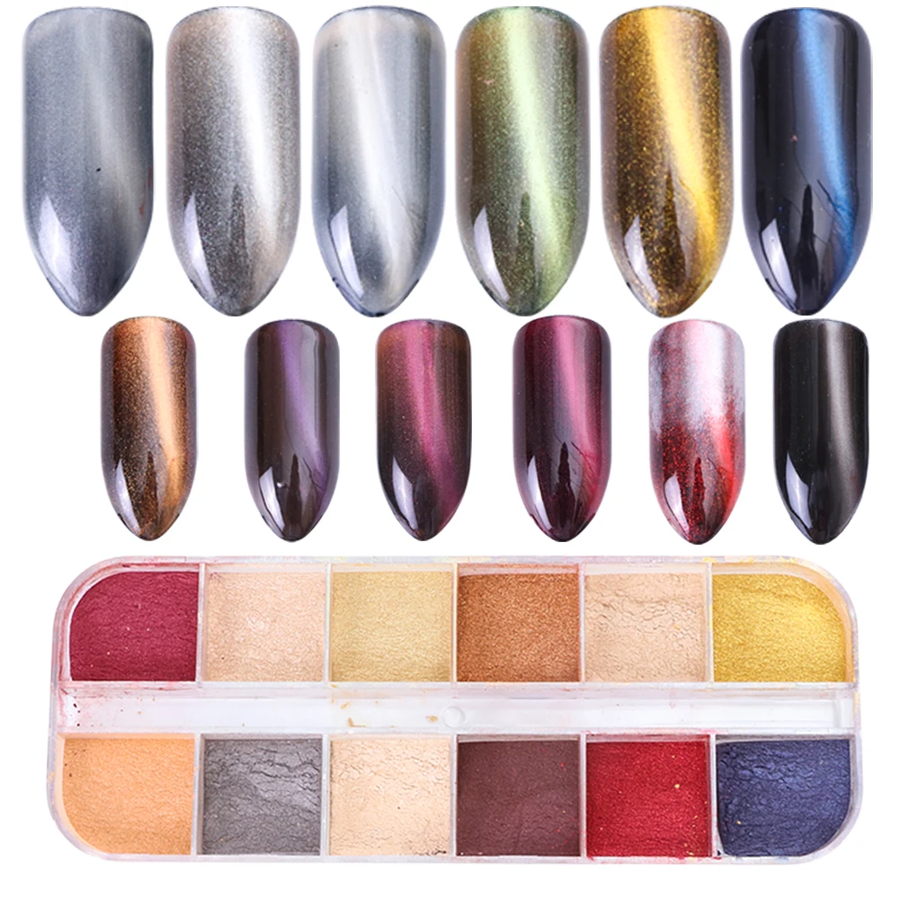 1 Pcs 12 Color Nail Mirror Glitter Powder Pigment Dust 3D Cat Eye Effect Magnet Powder Shining Manicure Nail Art Decor LA813
1 Pcs 12 Color Nail Mirror Glitter Powder Pigment Dust 3D Cat Eye Effect Magnet Powder Shining Manicure Nail Art Decor LA813