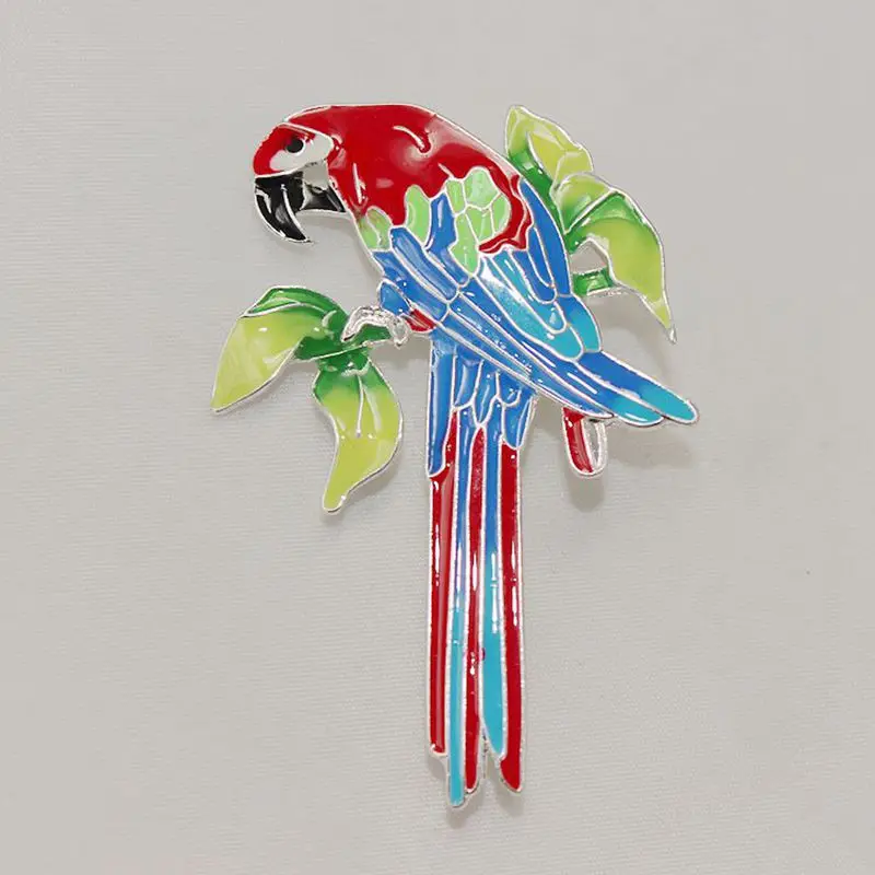 The New Year 2018 enamel parrot brooch female breast flower seven color jewelry the fashion brooch pin
The New Year 2018 enamel parrot brooch female breast flower seven color jewelry the fashion brooch pin