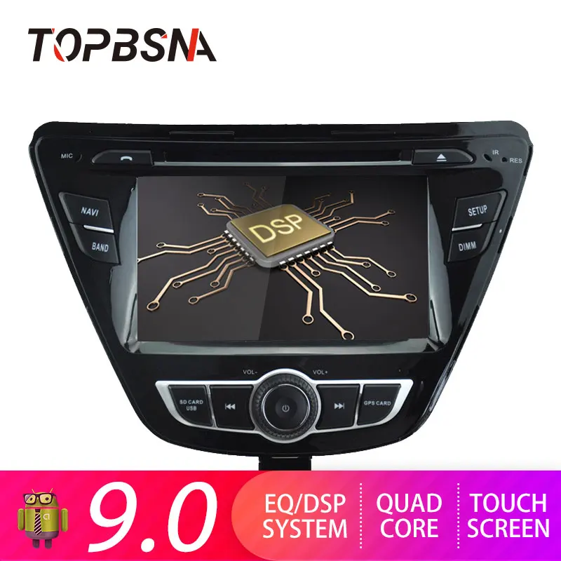 TOPBSNA Android 9.0 7 inch Car Multimedia Player For HYUNDAI ELANTRA 2014 GPS navigation Automotive Steering Wheel Control WiFi
TOPBSNA Android 9.0 7 inch Car Multimedia Player For HYUNDAI ELANTRA 2014 GPS navigation Automotive Steering Wheel Control WiFi