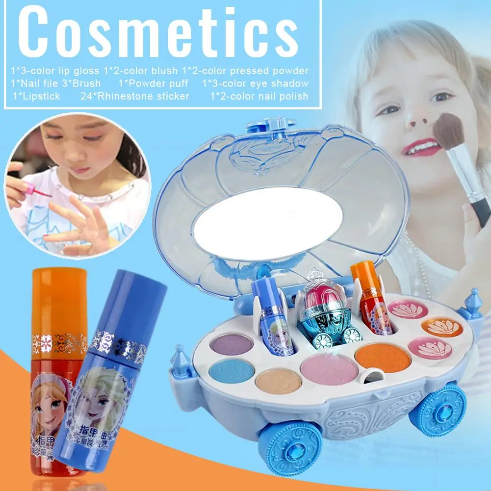 19Pcs Disney Ice Princess Makeup Car Toys Set Mini Play House Cosmetics Toy for Children Kids Girls Kids Cosmetic Make-up Set
19Pcs Disney Ice Princess Makeup Car Toys Set Mini Play House Cosmetics Toy for Children Kids Girls Kids Cosmetic Make-up Set