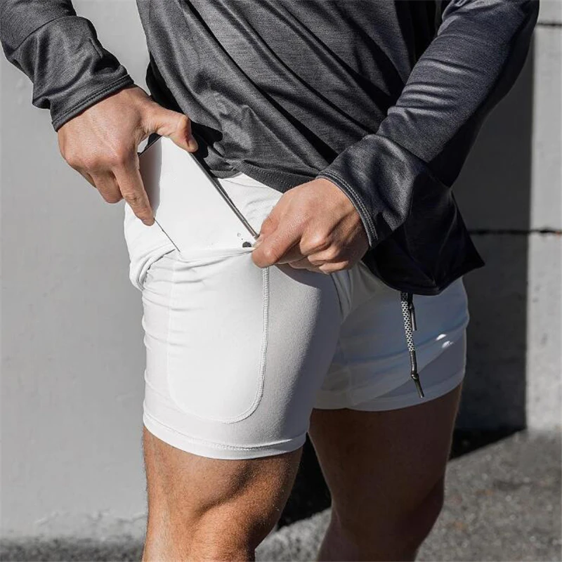 Men's 2 in 1 Joggers Gyms Shorts Men Sportswear Shorts Quick Dry Training Exercise Shorts Built-in Security Pocket
Men's 2 in 1 Joggers Gyms Shorts Men Sportswear Shorts Quick Dry Training Exercise Shorts Built-in Security Pocket