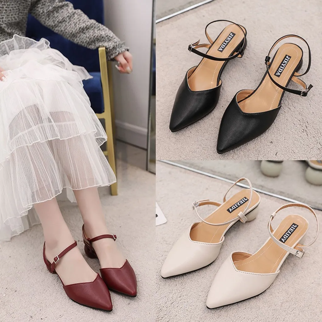 xiniu Women Shoes Slingback Summer Sandals For Female Casual Footwear Pointed Toe Elegant Low Heels Party Wedding Shoe #0419
xiniu Women Shoes Slingback Summer Sandals For Female Casual Footwear Pointed Toe Elegant Low Heels Party Wedding Shoe #0419