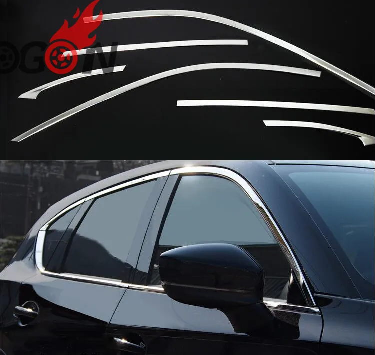 6pcs Accessories High Quality Stainless Steel Upper Window Sill Trims FOR Mazda CX5 CX-5 2017 2018
6pcs Accessories High Quality Stainless Steel Upper Window Sill Trims FOR Mazda CX5 CX-5 2017 2018