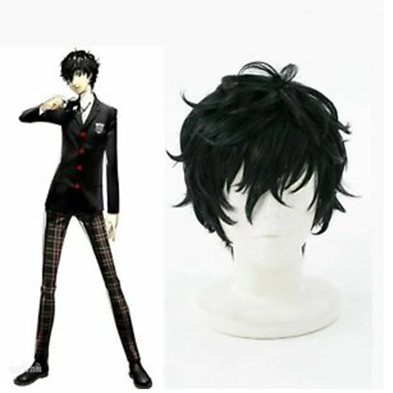 P5 Persona 5 Kurusu Akira Joker Cosplay Wig Anti-wrinkle Curly Hair Cosplay Hair+wig cap Halloween Party Role Cosplay Costumes
P5 Persona 5 Kurusu Akira Joker Cosplay Wig Anti-wrinkle Curly Hair Cosplay Hair+wig cap Halloween Party Role Cosplay Costumes