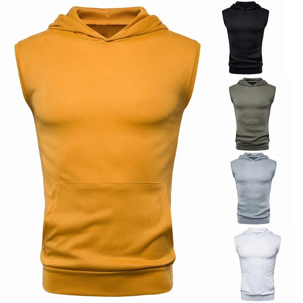 New style hot sales 2019 ISHOWTIENDAMen's Summer Casual Solid Hooded Sleeveless Sports tank Tops Vest Blouse high quality sales
New style hot sales 2019 ISHOWTIENDAMen's Summer Casual Solid Hooded Sleeveless Sports tank Tops Vest Blouse high quality sales