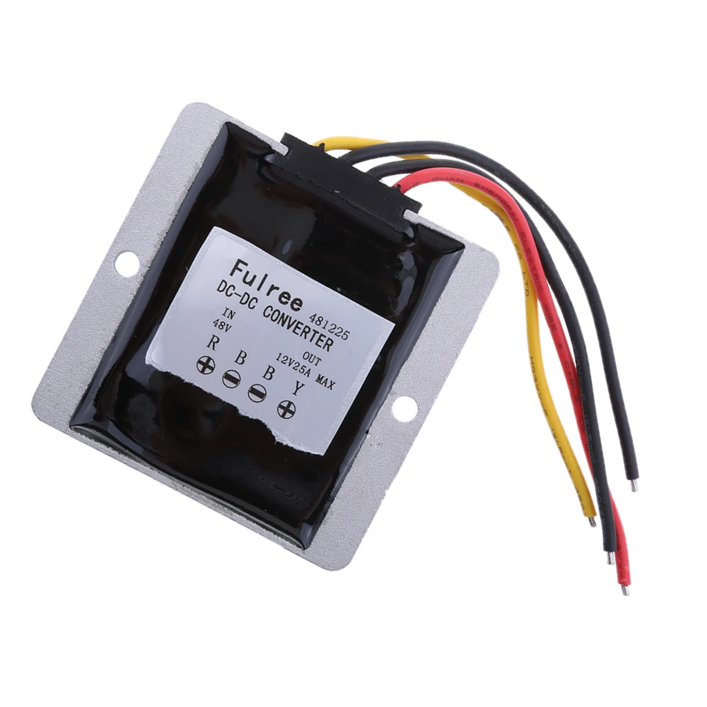 Waterproof DC/DC Converter 48V (20-60V) Step Down to 12V/25A 12V 25A 300W Power Supply Module Waterproof DC/DC Converter 48V (20-60V) Step Down to 12V/25A 12V 25A 300W Power Supply Module
