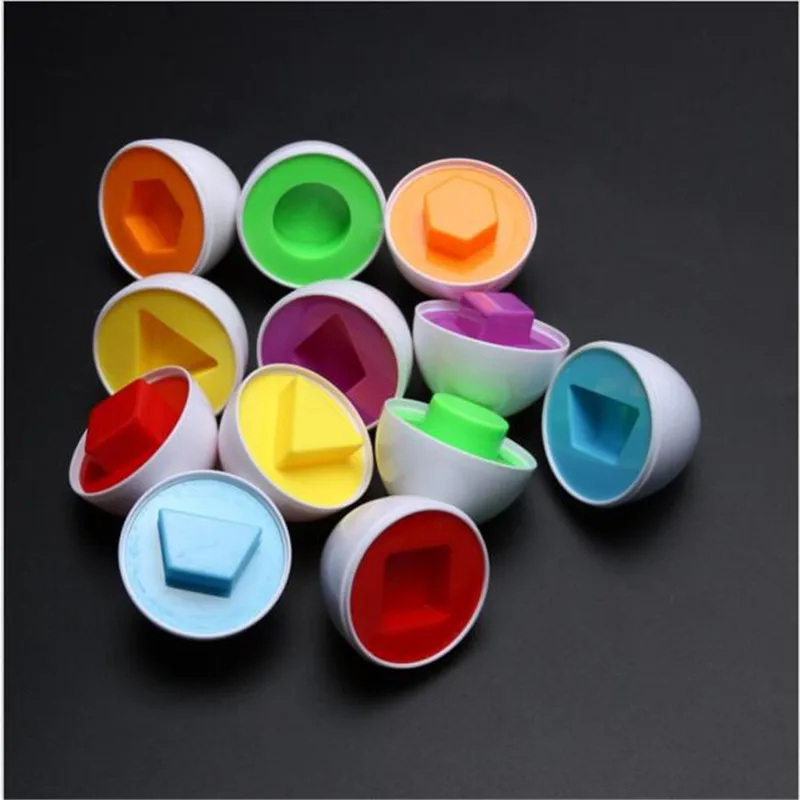 12Pcs/set Learning Puzzles 6 Capsule Eggs Learning Education Toys Mixed Shape Pretend Puzzle Smart Egg Baby Kid Kitchen Toys
12Pcs/set Learning Puzzles 6 Capsule Eggs Learning Education Toys Mixed Shape Pretend Puzzle Smart Egg Baby Kid Kitchen Toys