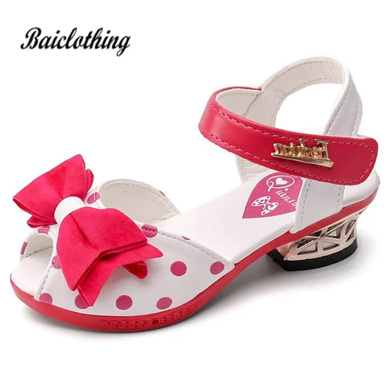 Girls Sandals Summer 2018 Children Princess Sandals Kids Girls Shoes High Heels Bowtie Dress Shoes Party Shoes
Girls Sandals Summer 2018 Children Princess Sandals Kids Girls Shoes High Heels Bowtie Dress Shoes Party Shoes