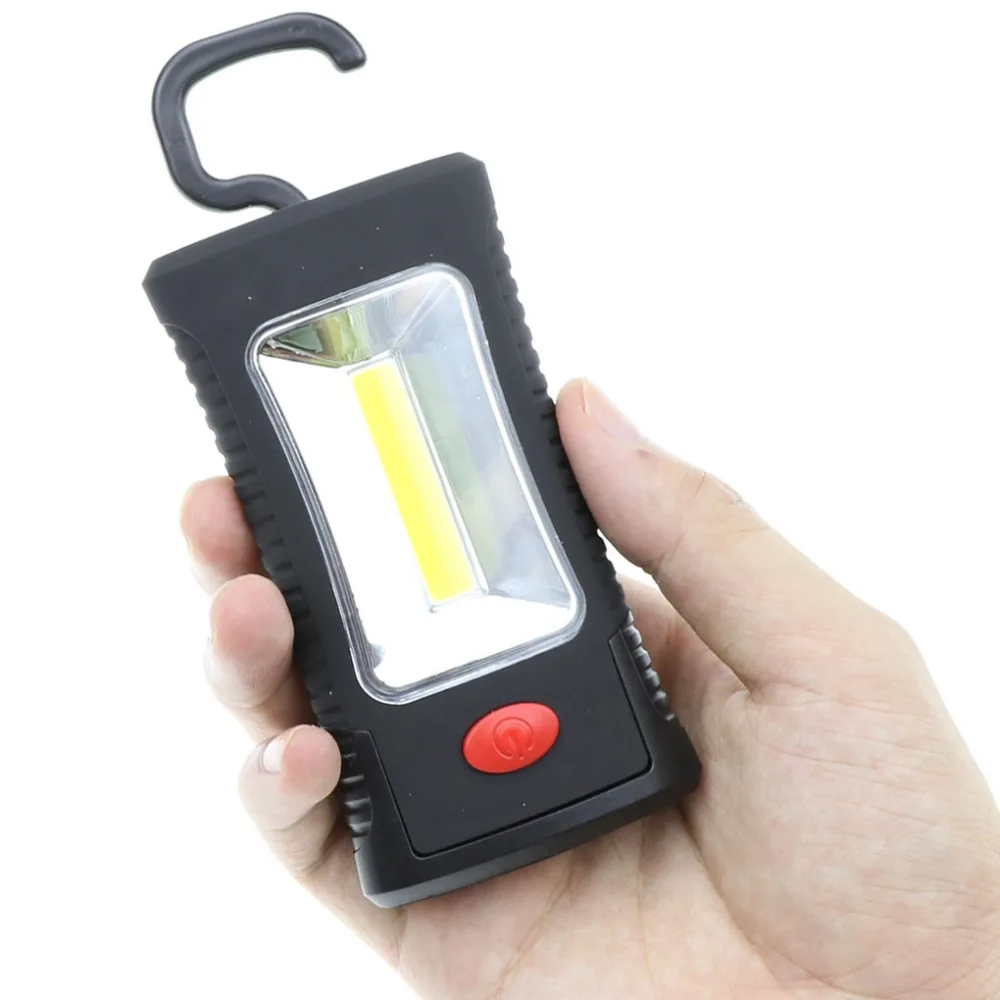 Portable Bright COB LED Work Light with Magnetic Folding Hook Multifunctional Flashlight Lanterna Camping Lamp use 3*AAA Battery
Portable Bright COB LED Work Light with Magnetic Folding Hook Multifunctional Flashlight Lanterna Camping Lamp use 3*AAA Battery
