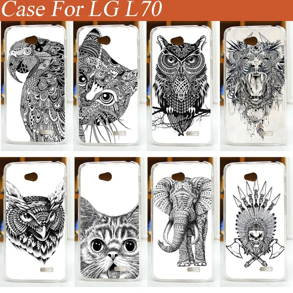 Hot Selling 10 Patterns Painting Case For LG L70 White And Black Animals Hard Cases Back Cover 
Hot Selling 10 Patterns Painting Case For LG L70 White And Black Animals Hard Cases Back Cover