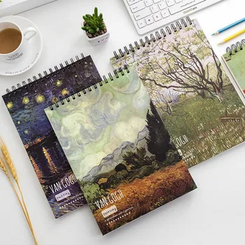 Coloffice 1PC Retro Painting Cartoon Notebook Kid Coil Sketchbook Blank Paper Notepad For Student Copybook Kawaii Diary Office
Coloffice 1PC Retro Painting Cartoon Notebook Kid Coil Sketchbook Blank Paper Notepad For Student Copybook Kawaii Diary Office
