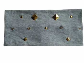 p17243 new Good stretch 100% cotton star spike / RIVET stud headbands for women fashion hair accessories custom headband
p17243 new Good stretch 100% cotton star spike / RIVET stud headbands for women fashion hair accessories custom headband