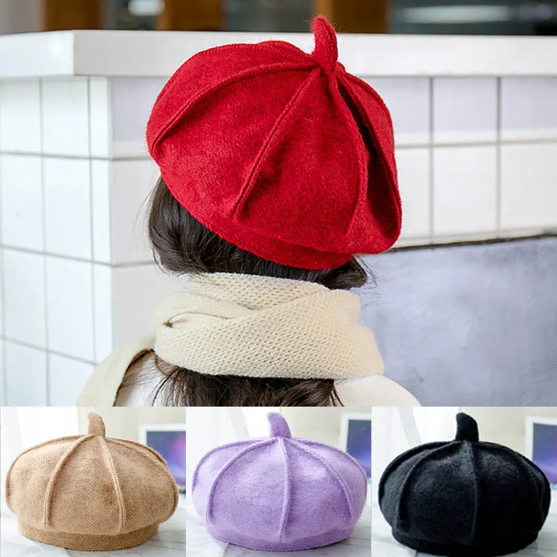 2-6 Years Kids Beret Wool Cashmere Winter Girls Hat Cap Bonnet Enfant Solid Child's Hat Black Purple Khaki Red Hats Caps Berets
2-6 Years Kids Beret Wool Cashmere Winter Girls Hat Cap Bonnet Enfant Solid Child's Hat Black Purple Khaki Red Hats Caps Berets