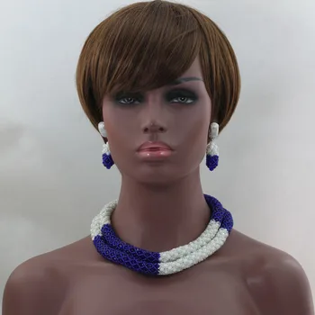 Elegant Indian Handmade Jewelry Bridemaid Necklace Set Royal Blue African Nigerian Wedding Crystal Set Free Shipping ABL397
Elegant Indian Handmade Jewelry Bridemaid Necklace Set Royal Blue African Nigerian Wedding Crystal Set Free Shipping ABL397